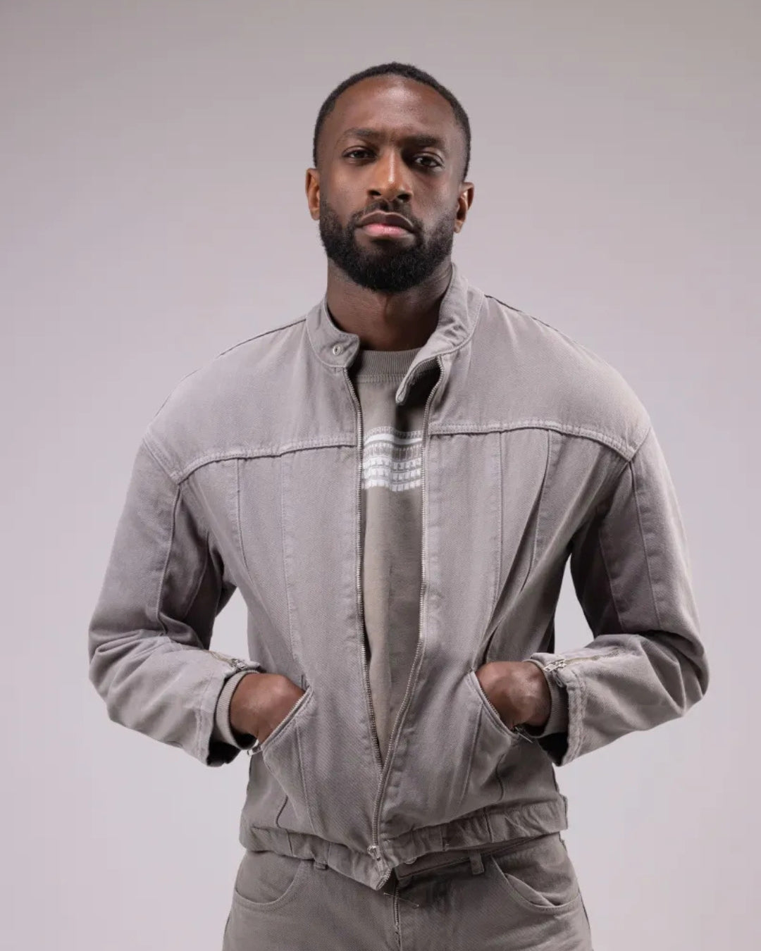 Jacket V1 – Cropped Unisex Denim Jacket – THE NÎMES PROJECT
